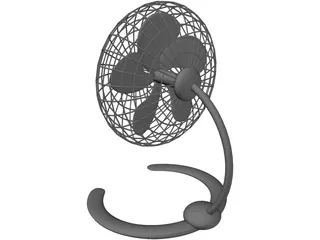 Fan 3D Model preview