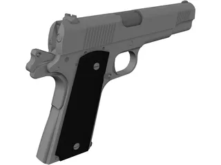 M1911A1 3D Model preview