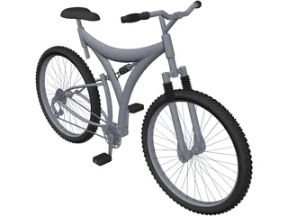 Bike Mountain 3D Model preview