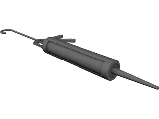 Silicon Spritze 3D Model preview