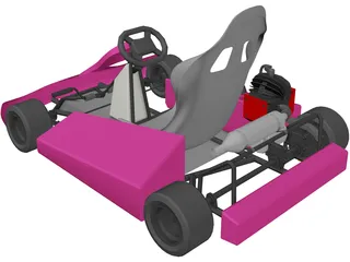 Kart 3D Model preview