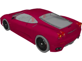 Ferrari F430 3D Model preview
