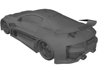 Cyborx Concept 3D Model preview