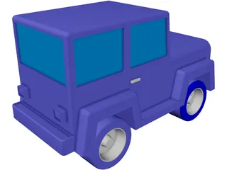 Jeep Toy 3D Model preview