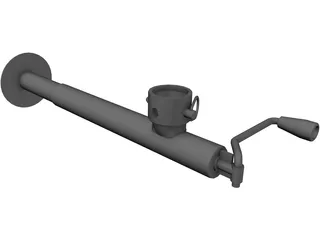 Trailer Jack 3D Model preview