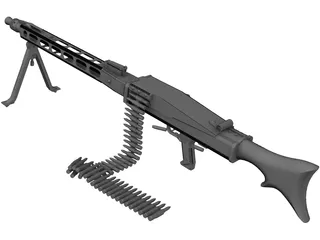 MG 42 3D Model preview