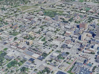 Omaha City, USA (2023) 3D Model preview