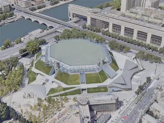 Paris City, France (2023) 3D Model preview