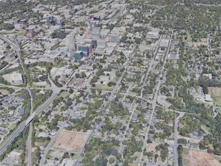 Raleigh City, USA (2023) 3D Model preview