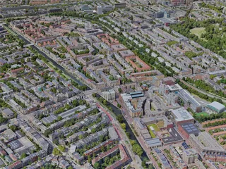 Amsterdam City, Netherlands (2022) 3D Model preview