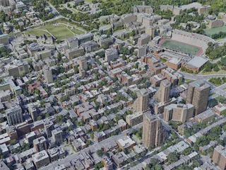 Montreal City, Canada (2022) 3D Model preview