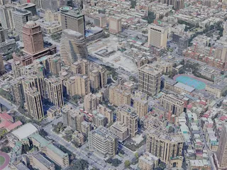 Taipei City, Taiwan (2023) 3D Model preview
