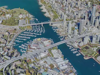 Vancouver City, Canada (2023) 3D Model preview