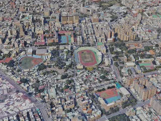 Taichung City, Taiwan (2023) 3D Model preview