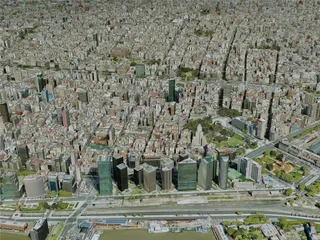 Buenos Aires City, Argentina (2021) 3D Model preview