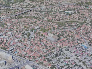 Podgorica City, Montenegro (2023) 3D Model preview