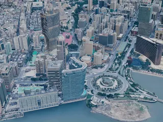 Macao City, China (2024) 3D Model preview