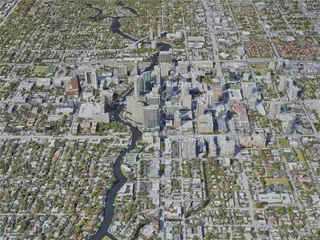 Fort Lauderdale City, USA (2022) 3D Model preview