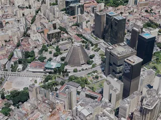 Rio de Janeiro City, Brazil (2023) 3D Model preview