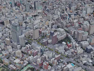 Sendai City, Japan (2022) 3D Model preview