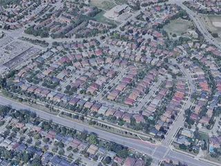 Mississauga City, ON, Canada (2023) 3D Model preview