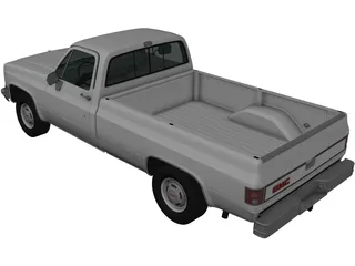 GMC Sierra (1985) 3D Model preview