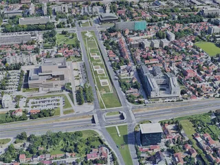 Zagreb City, Croatia (2022) 3D Model preview