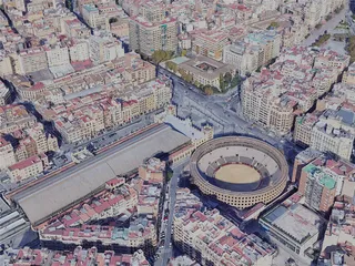 Valencia City, Spain (2022) 3D Model preview