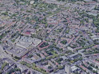 Essen City, Germany (2023) 3D Model preview