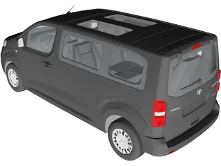Toyota ProACE Verso Electric (2024) 3D Model preview