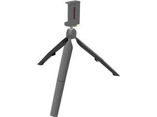 Smartphone Tripod 3D Model preview