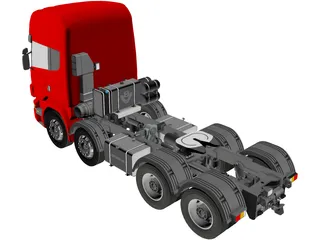 Scania 8X4 3D Model preview
