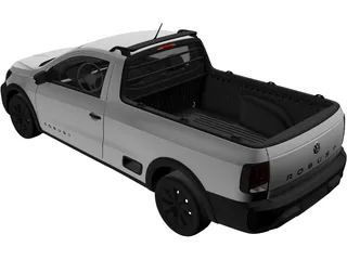 Volkswagen Saveiro Robust (2025) 3D Model preview