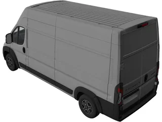 Peugeot e-Boxer L3H3 (2024) 3D Model preview