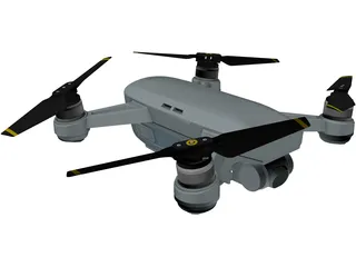 DJI Spark 3D Model preview