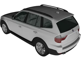 BMW X3 [E83] (2003) 3D Model preview