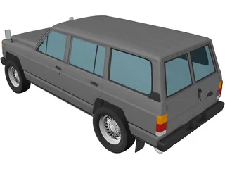 Nissan Safari 160 (1980) 3D Model preview