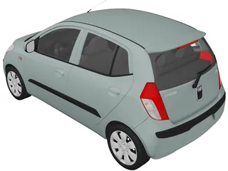 Hyundai i10 (2009) 3D Model preview