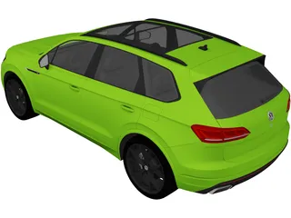 Volkswagen Touareg R (2021) 3D Model preview