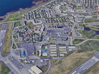 Reykjavik City, Iceland (2023) 3D Model preview