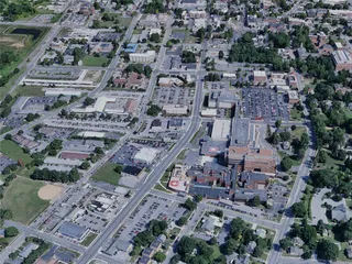 Dover City, DE, USA (2022) 3D Model preview