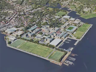 Annapolis City, MD, USA (2024) 3D Model preview