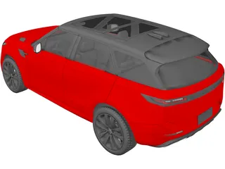 Land Rover Range Rover Sport (2023) 3D Model preview