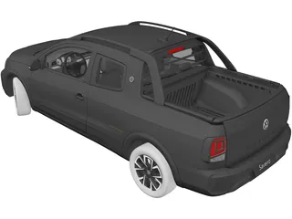 Volkswagen Saveiro 1.6 MSI Extreme (2025) 3D Model preview