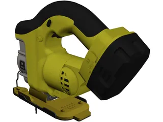 Dewalt Jigsaw 3D Model preview