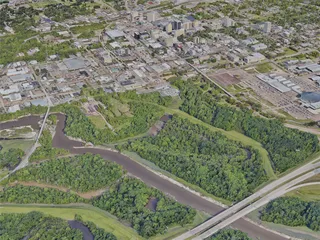 Jackson City, MS, USA (2023) 3D Model preview