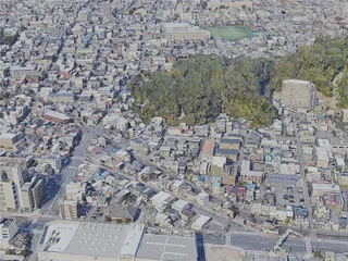 Shizuoka City, Japan (2023) 3D Model preview