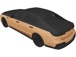 BMW i7 [M70] (2024) 3D Model preview