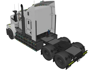 Kenworth T908 3D Model preview