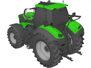 Deutz-Fahr Series 8 TTV 3D Model preview